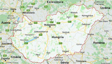 Visite el mapa hungria en nuestra web online dedicada a los mapas murales de gran tamaño. Hungria: Bandeira, Mapa e Dados Gerais - Rotas de Viagem