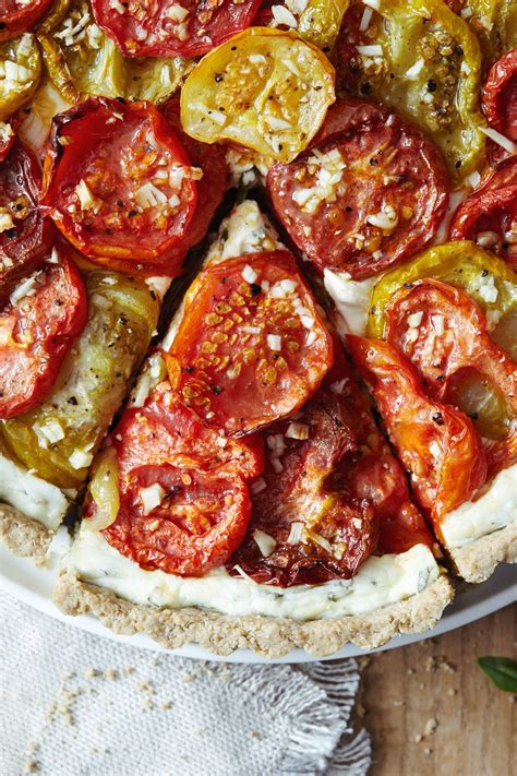 Heirloom Tomato Tart With Gluten Free Crust — Evergreen