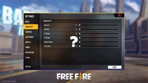 Best Free Fire Sensitivity Settings For 8gb Ram Android Devices 2022