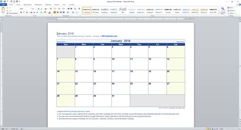 89 Free Calendar Templates