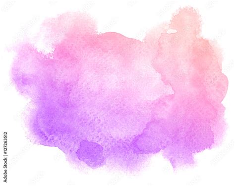 Abstract Purple Watercolor On White Backgroundthis Is Watercolor