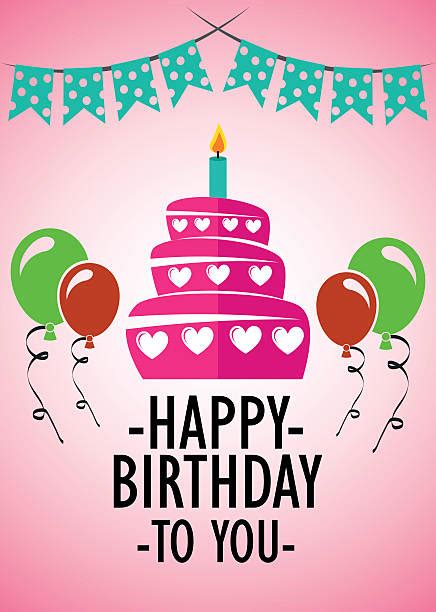 Man hat nur einmal im jahr geburtstag! Geburtstagskarten Ausdrucken Vektorgrafiken und Illustrationen - iStock