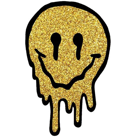 Face Stickers Smiley Face Gold Glitter Dope Fondant Wallpapers