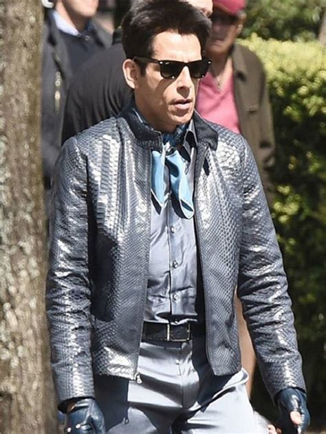 Derek Zoolander 2 Ben Stiller Leather Jacket Bay Perfect