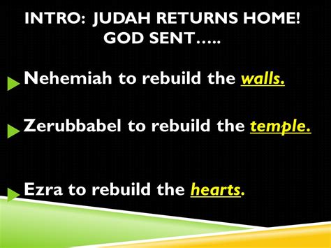 Return The Story Continues Intro Judah Returns Home God Sent