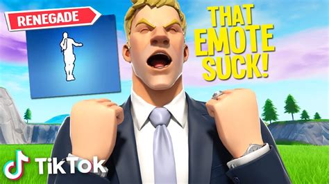 Share all sharing options for: TROLLING ANGRY NOOB w/ THE RENEGADE EMOTE on FORTNITE ...