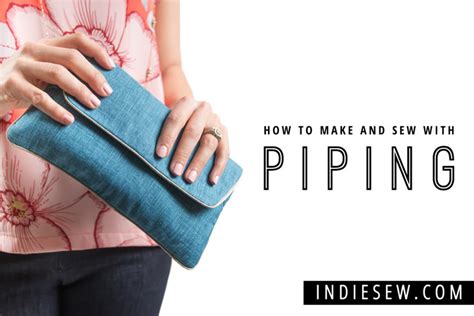 How To Make And Sew With Piping Sewtorial