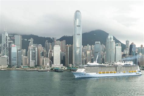 Ovation Of The Seas Shows Off In Hong Kong