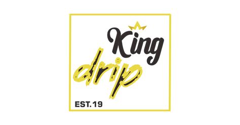 King Drip Drip Sticker Teepublic