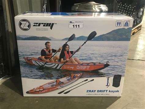 We recommend teaching your kids proper kayak paddling technique while they're young. ZRAY 1214408 DRIFT 2 PERSON, INFLATABLE KAYAK WITH PUMP ...