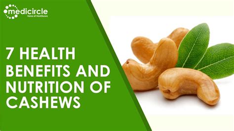 Cashews 7 Health Benefits And Nutrition