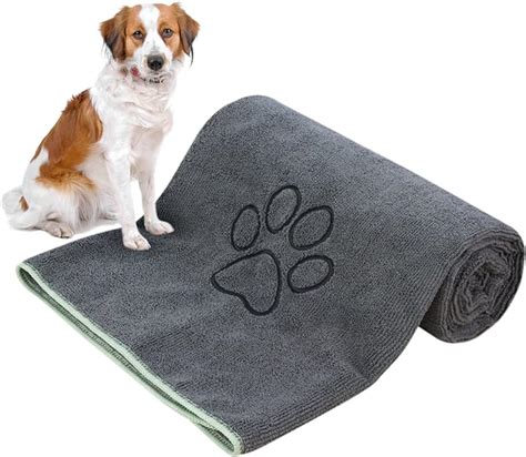 Kinhwa Microfiber Dog Towel Super Absorbent Pet Bath Towel Large Size
