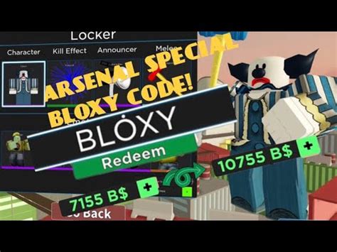 These codes don't last forever, so be sure to activate them asap! 3,000 BUCKS CODE IN ARSENAL! FREE BLOXY CODE! ARSENAL ...