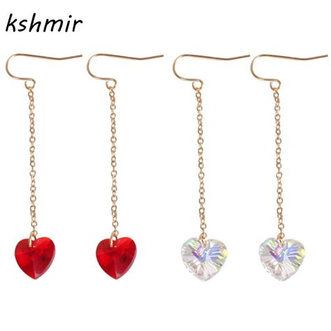 Ladies Fashion Cute Small Crystal Love Sweet Hearts Mini Pendant