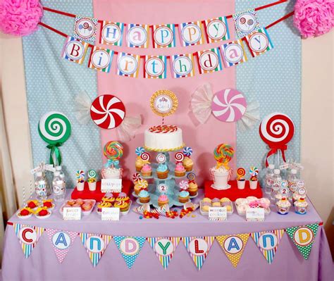 Candy Candyland Candy Land Birthday Candyland Birthday Party