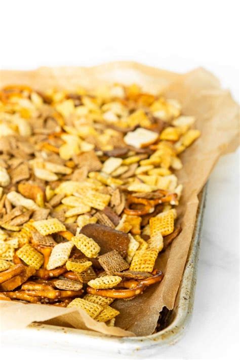 The Best Homemade Chex Mix Recipe Oven Baked Play Party Plan