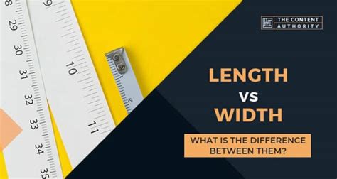 Length Vs Width What Is The Difference Between Them
