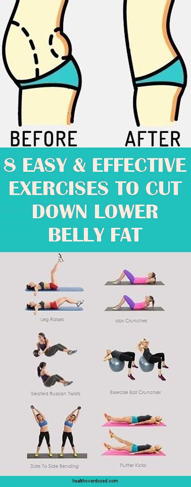 Easy Effective Exercises To Cut Down Lower Belly Fat