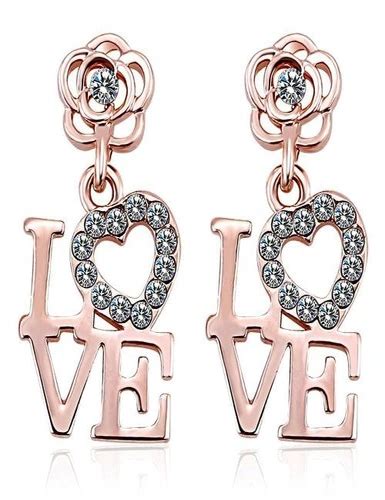 krystal couture love drop earrings rivers australia