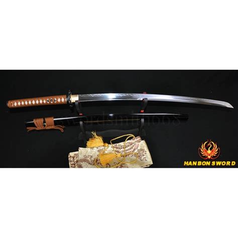 Japanese Samurai Sword Katana Unokubi Zukuri Full Tang Clay Tempered