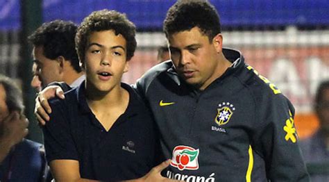 The Original Ronaldo’s 14 Year Old Son Was Pictured Kissing A 27 Year