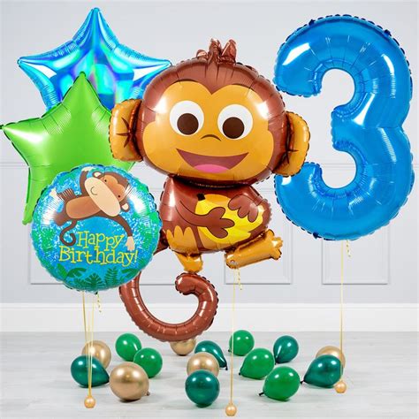 Cheeky Monkey Balloons | Its a boy balloons, Balloons, Birthday balloons