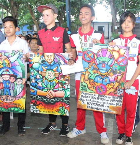 As a safety conscious nation and one of the… In Bataan, slogans, posters also used in fight vs drugs