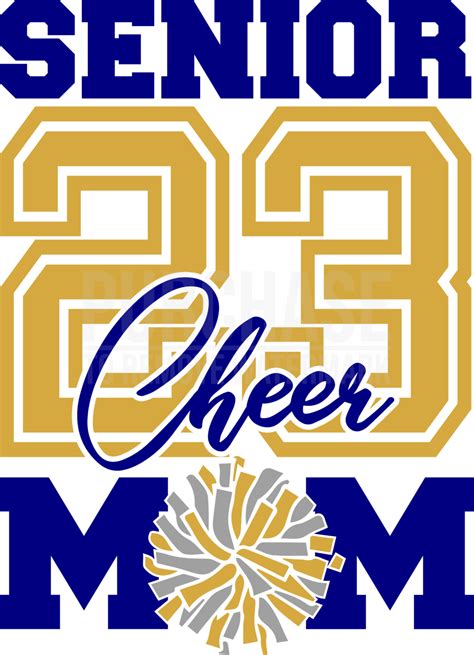 Senior 2023 Cheer Mom Svg • Class Of 2023 Football Mom Svg Cut Files