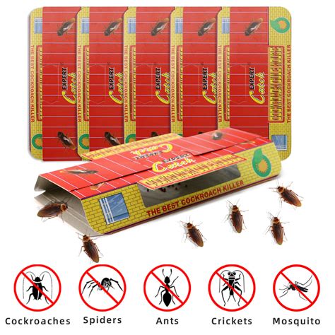 20x Roach Killer Pest Trap Cockroach Glue Bait Catchers For Home Office