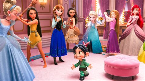 Full Disney Princesses Scene Wreck It Ralph 2 2018 Movie Clip