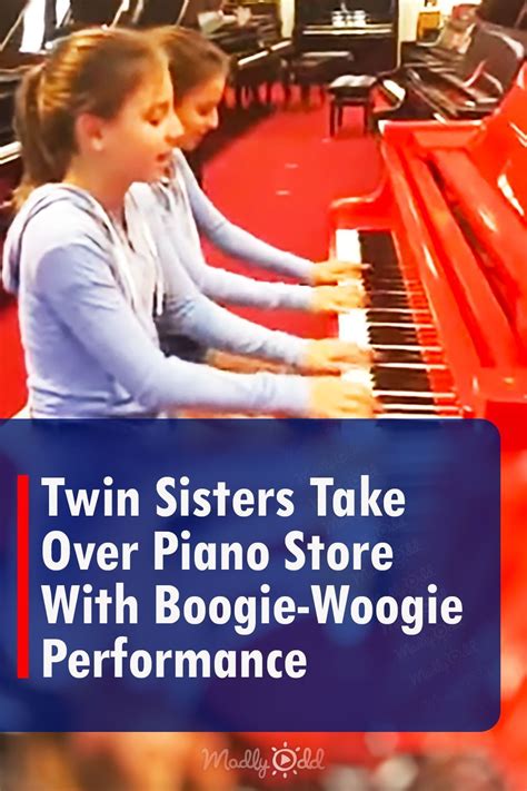 Twin Sisters Take Over Piano Store With Boogie Woogie Performance