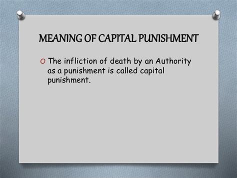 Capital Punishment By Waseem I Khan
