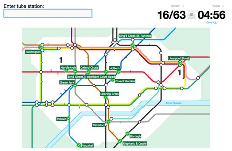 A Ridiculously Addictive Tube Quiz Londonist
