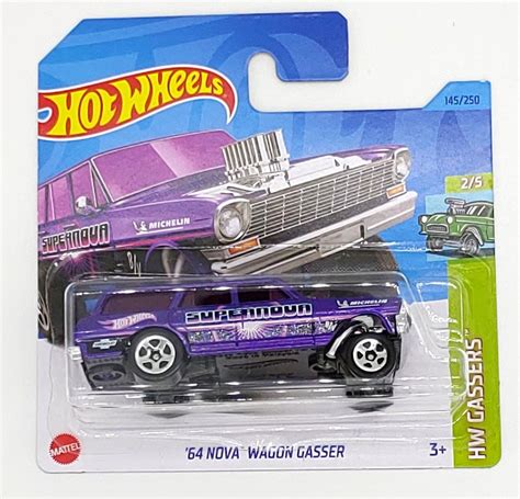 Chevrolet Nova Wagon Gasser Purple Hot Wheels