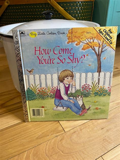 How Come Youre So Shy 10273 Big Little Golden Book 1987 Etsy