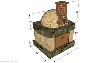Pizza Oven Free Plans Howtospecialist How To Build Step By Step
