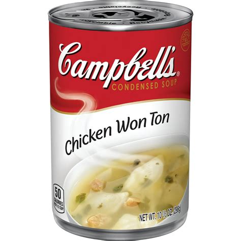 Campbells Condensed Chicken Wonton Soup 105 Oz Can