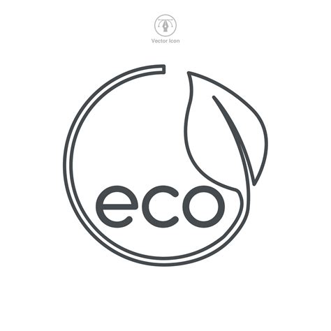 Eco Friendly Icon Symbol Template For Graphic And Web Design Collection