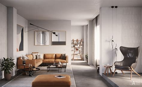 Contemporary Living Room Concept on Behance