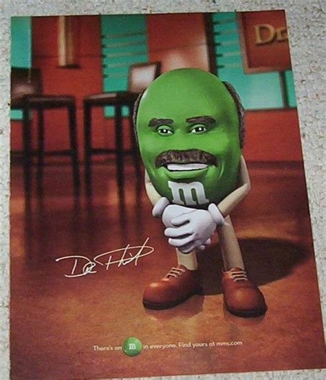 2008 Advertising Page Cute Mandms Candies Dr Phil Mustache Green Candy