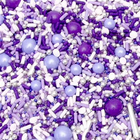 Sprinkle Pop Sprinkle Mix Perfectly Purple 4oz 1134g Lollipop