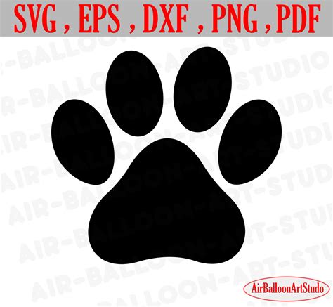 Dog Bone Svg Dog Paw Print Svg Animal Paw Svg Dxf Png Heart Paw Print