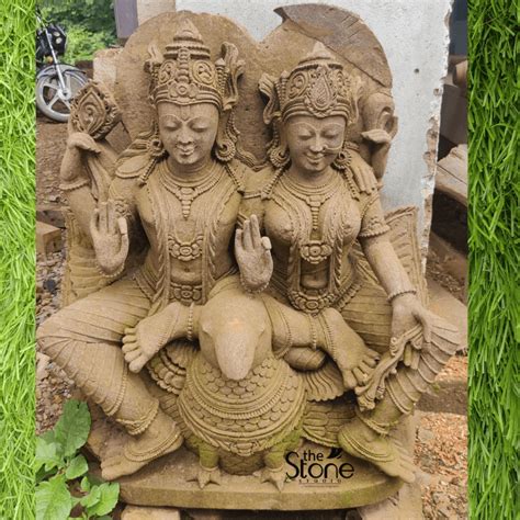 Vishnu Laxmi Murti 3ft Buy Best Antiques The Stone Studio