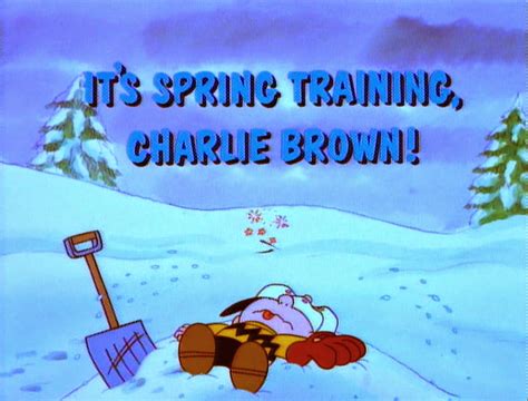 Charlie Browns Non Holiday Specials Its Spring Training Charlie Brown