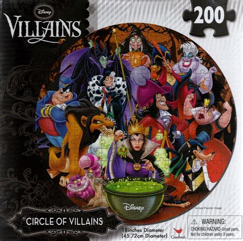 Disney Circle Of Villains 200 Pieces Cardinal Ind Puzzle Warehouse