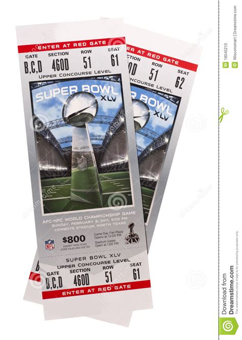 Find the best nfl game ticket deals available and save 10% to 15% for all 32 teams with no fees on tickpick. Superbowl XLV Tickets NFL American Football Editorial ...