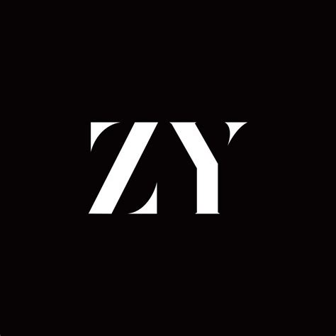 Zy Logo Letter Initial Logo Designs Template 2768157 Vector Art At Vecteezy
