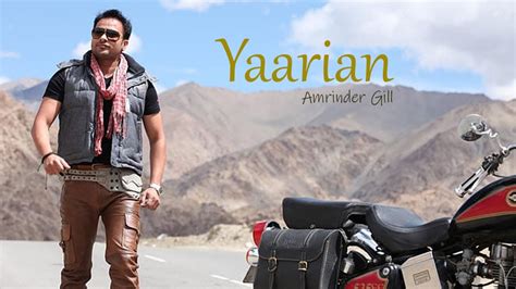 Yaarian Amrinder Gill Lyrics Punjabi Song Bilal Saeed Judaa Dr