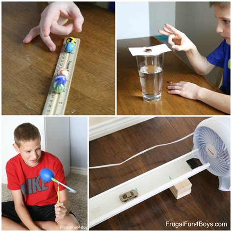Physics Science Experiments For Elementary Aged Kids Frugal Fun For