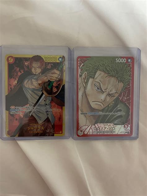 One Piece Card Game Shanks Op Sec Romance Dawn Opcg Japanese Hobbies Toys Toys